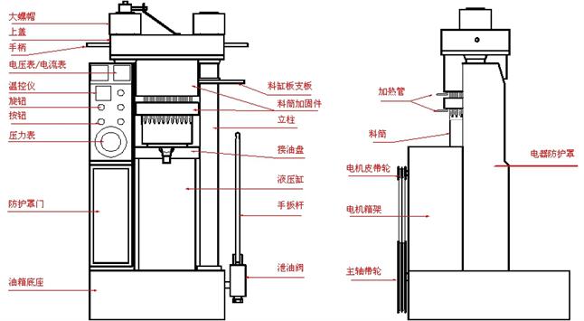 芝麻液压榨油机